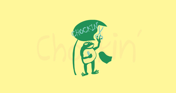 投稿についてもっと詳しく chockin’ 様 ロゴ作成